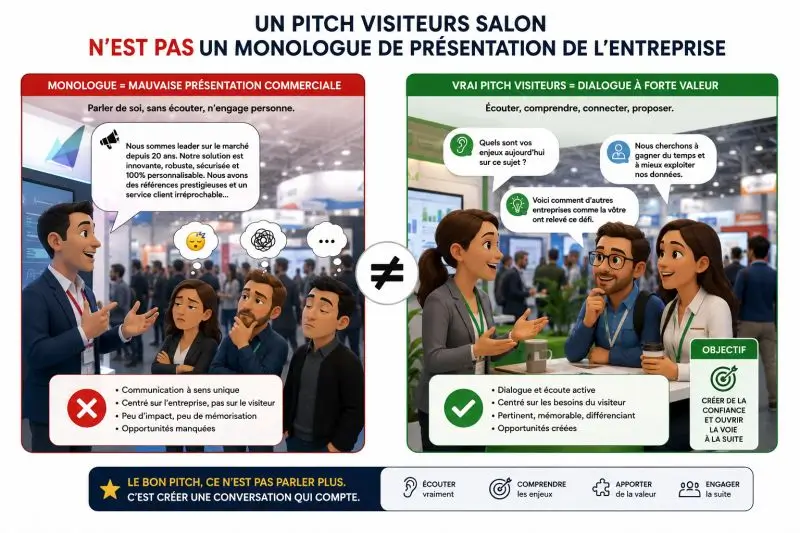 Performance d’une équipe en salon professionnel