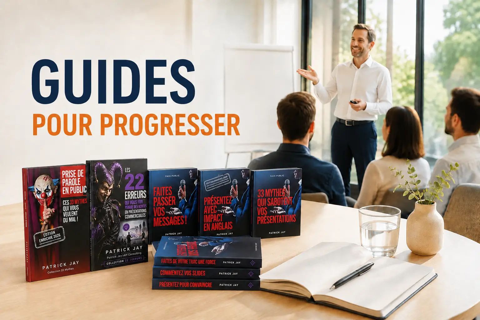 Guides Face-Public pour progresser en prise de parole professionnelle